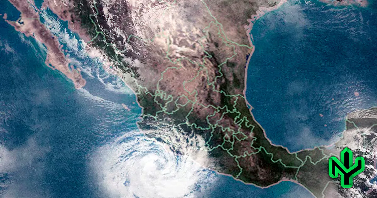 Se forma la Depresión Tropical Veintiuno-E en el Pacífico, cerca del huracán Simón